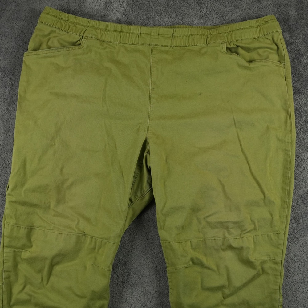 Black Diamond Notion Pants Mens XXL Green Climbing Jogger Elastic Waist Climbing